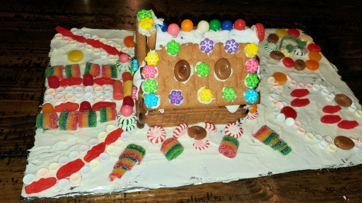 Xmas Day Ginger Bread House 